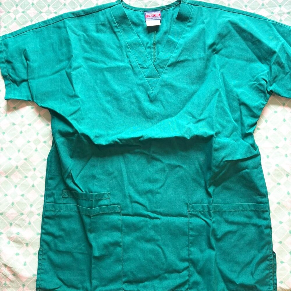 Green Cherokee Womens Scrubs - XS pants, XXS top